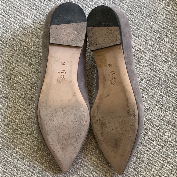 M Gemi pointy toe suede flats in EUC - Picture 3 of 4